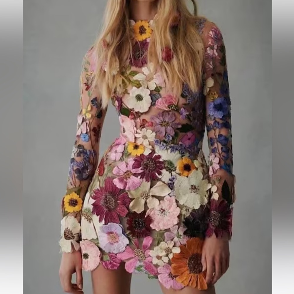 Taylor Swift inspired flower dress